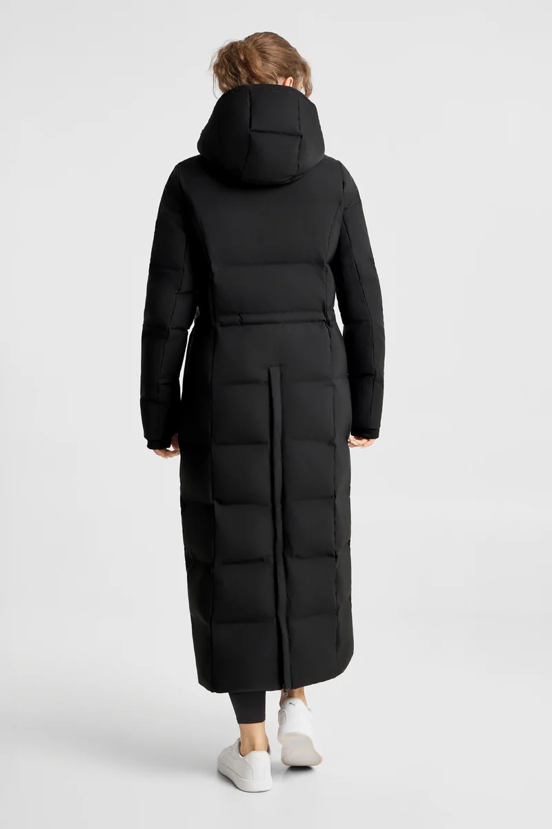 Paloma manteau long matelassé femme Black 40