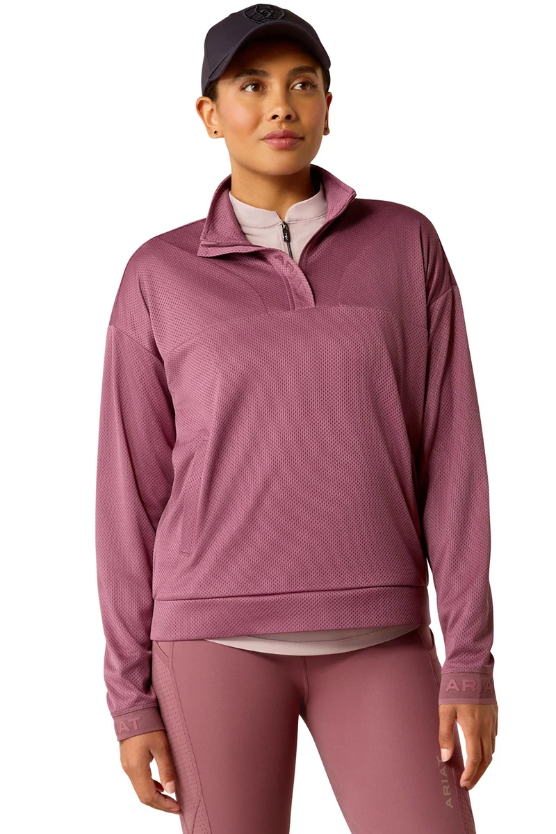 Breathe sweat-shirt pour femme avec 1/2 zip Tulipwood XL