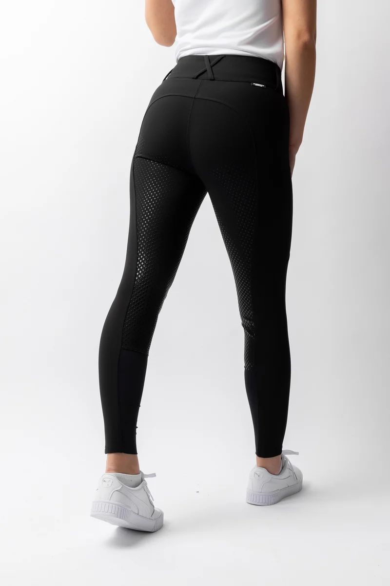 Grand Prix Pro pantalon d’équitation femme full grip UPF 50+ Black 36