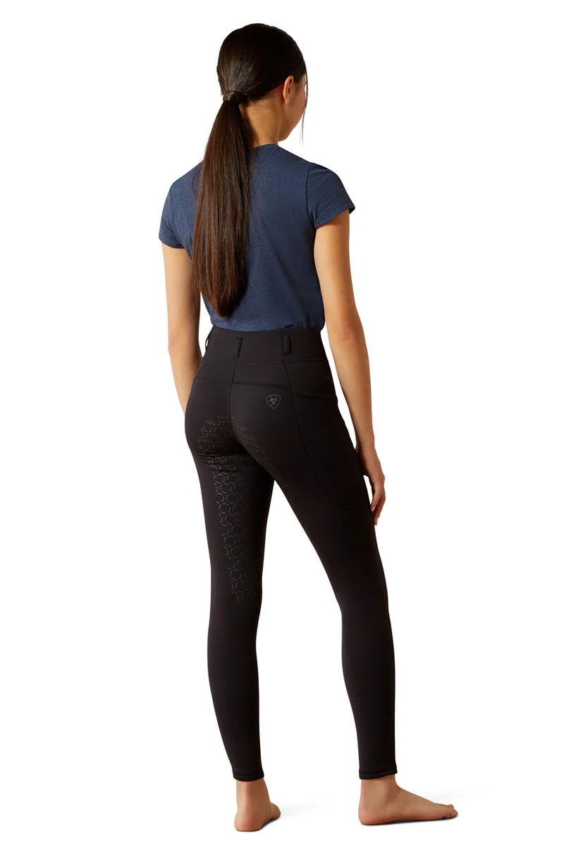 Venture 2.0 culotte d’équitation thermique enfant full seat Black S