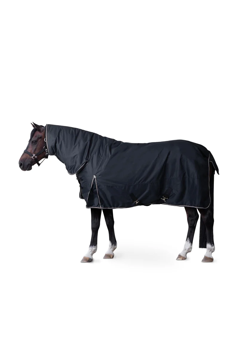 Couverture d'extérieur avec couvre-encolure Glasgow, 100 g, poney Blueberry 95