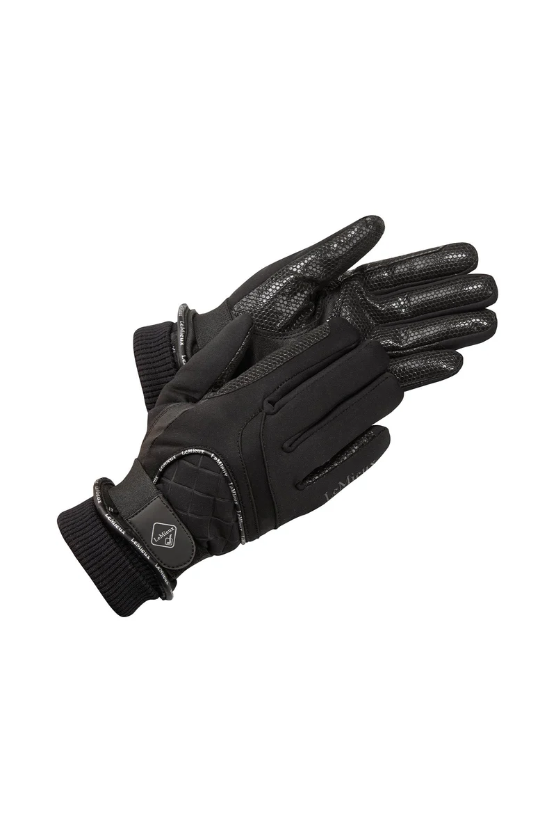 Gants d'équitation Lite imperméables Black XS