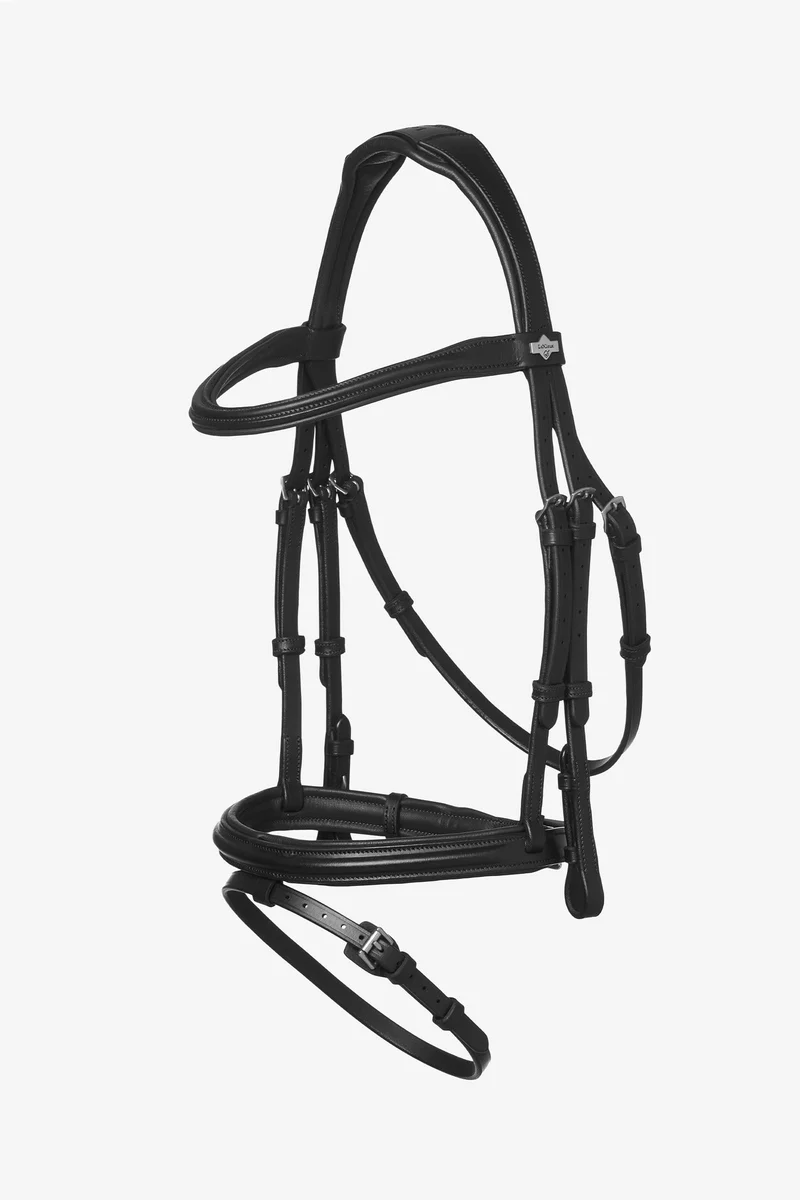 Arika Flash bridon Black/Silver X-Full
