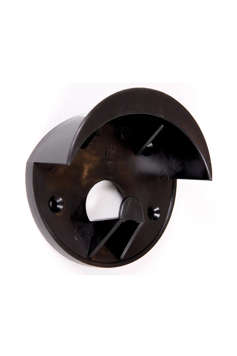 support de bride en plastique Black Taille unique