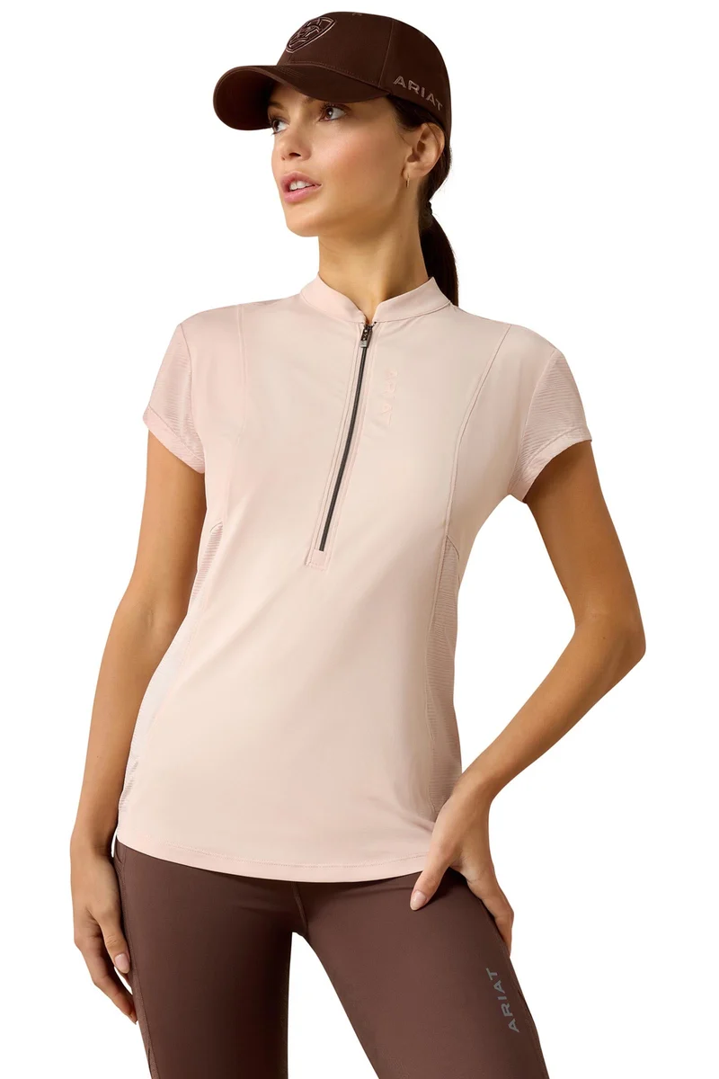 Breathe sous-vêtement technique pour femme avec 1/2 zip Sepia Rose L