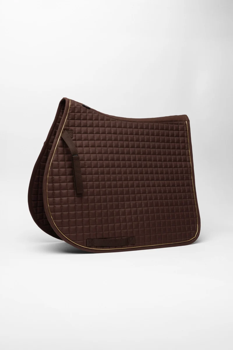 Exeter Tapis de selle mixte Dark Brown/Gold F