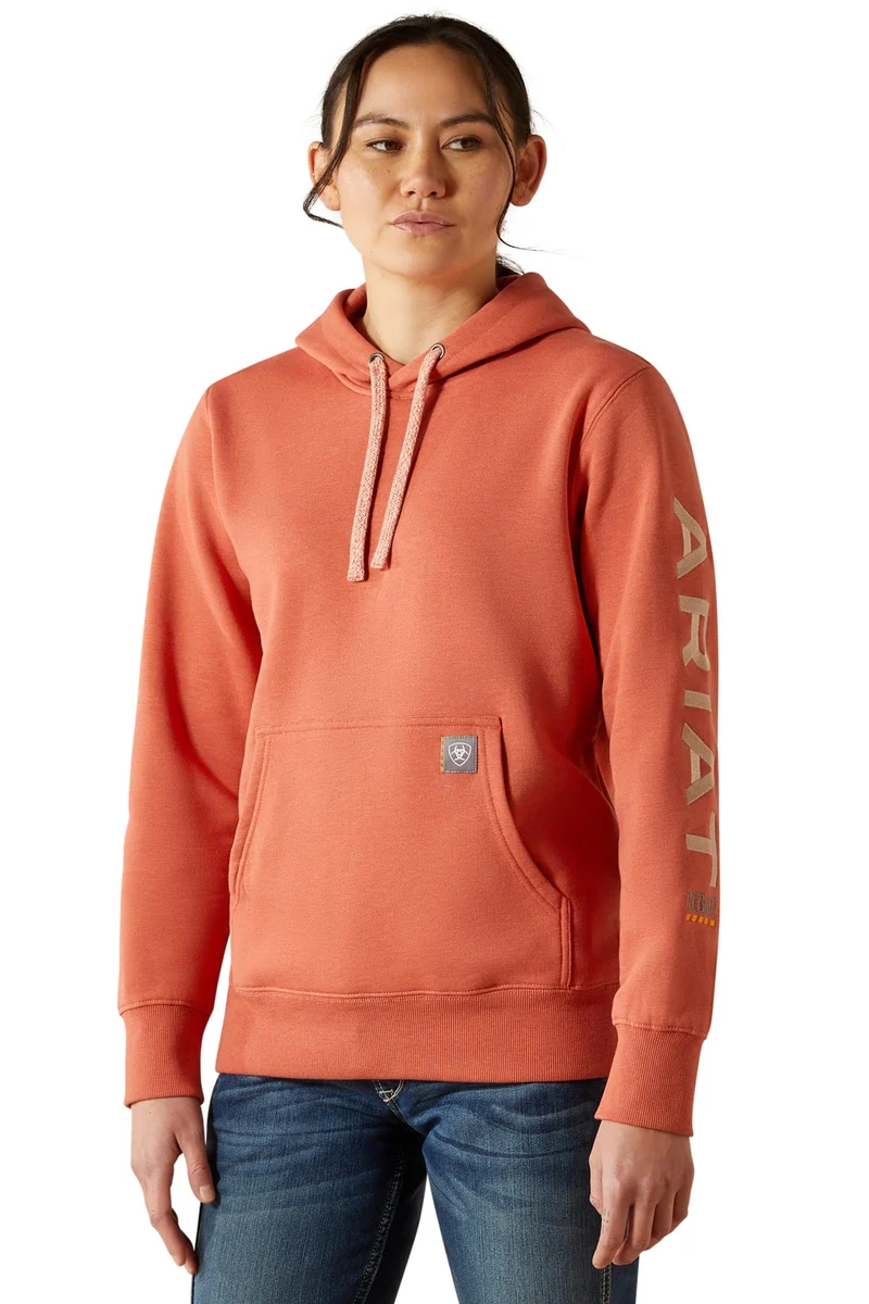 Rebar Sweat à capuche femme avec imprimé Aragon Heather/Cameo M