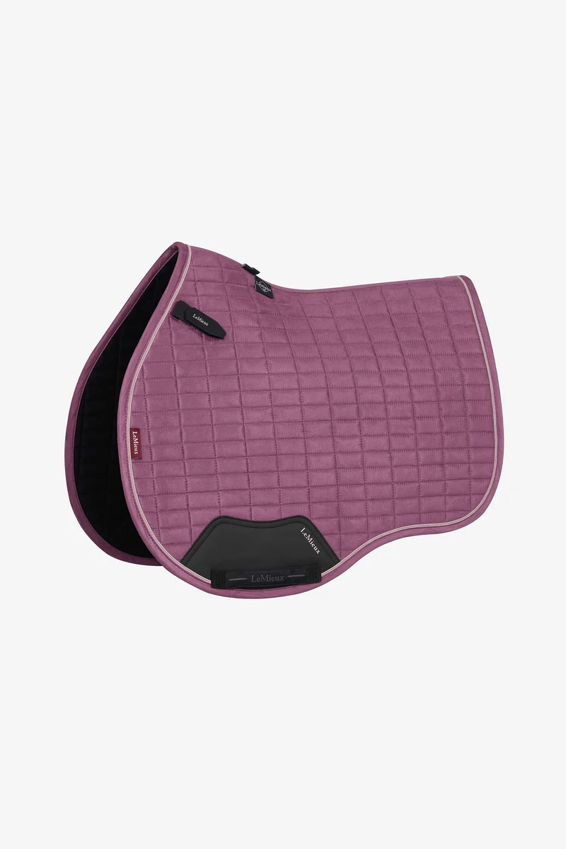 tapis de selle carré polyvalent en suédine Mallow L