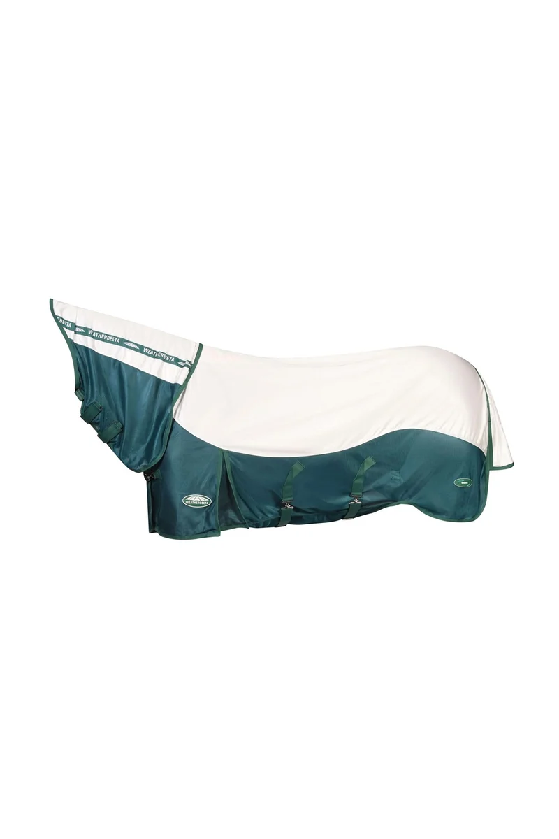Comfitec Green-Tec Airflow Mesh Combo Neck Couverture anti-mouches White/Dragonfly Blue 125