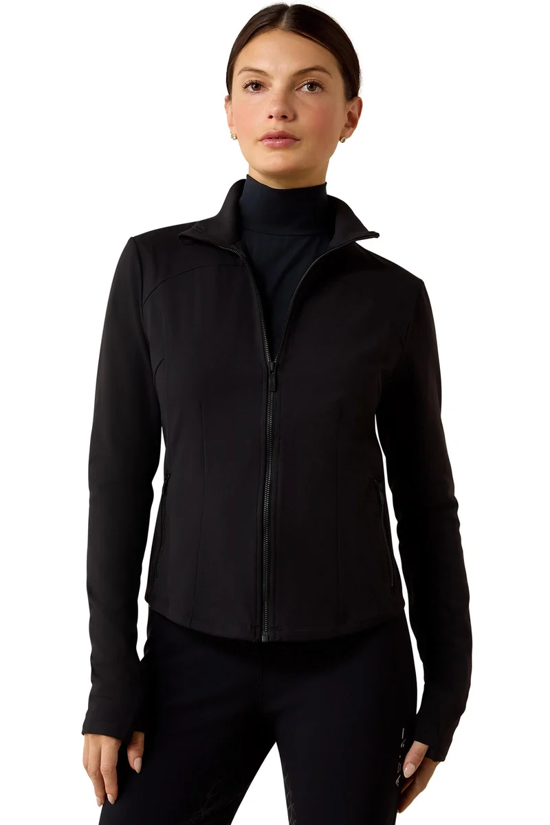 Baselayer SolVeil femme à zip intégral Black L