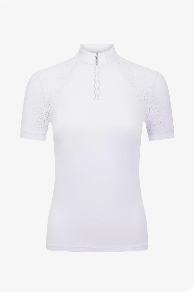 Brilliance Verity chemise de concours femme manches courtes White 40