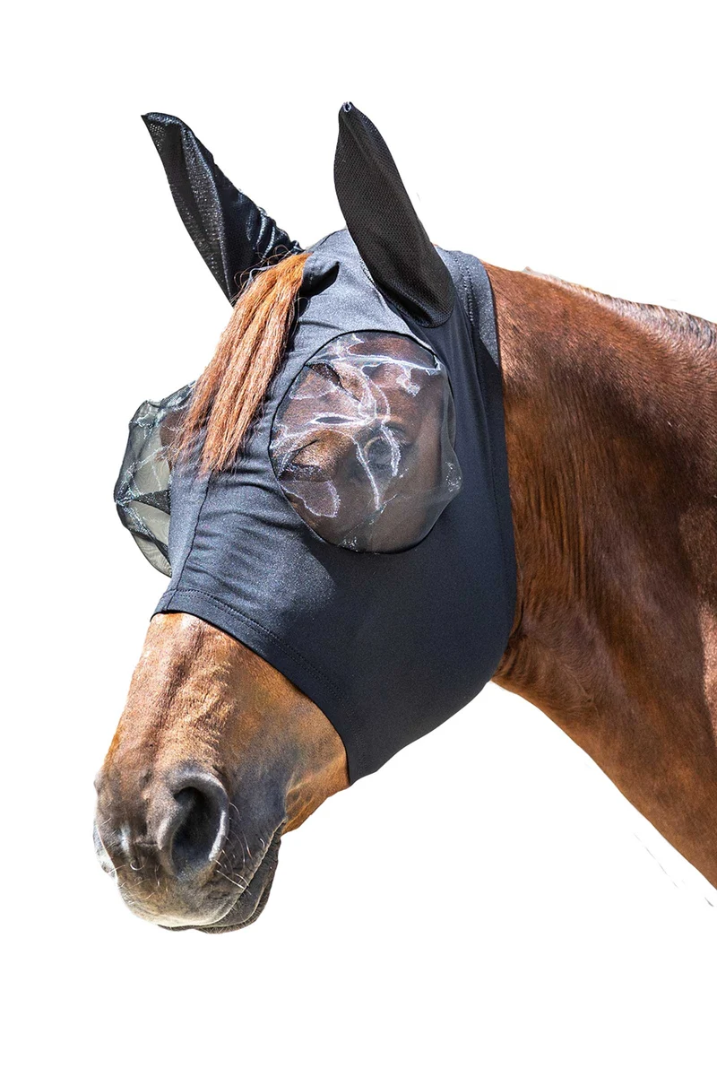 Puck masque anti-mouches avec zip et protection UV Black C