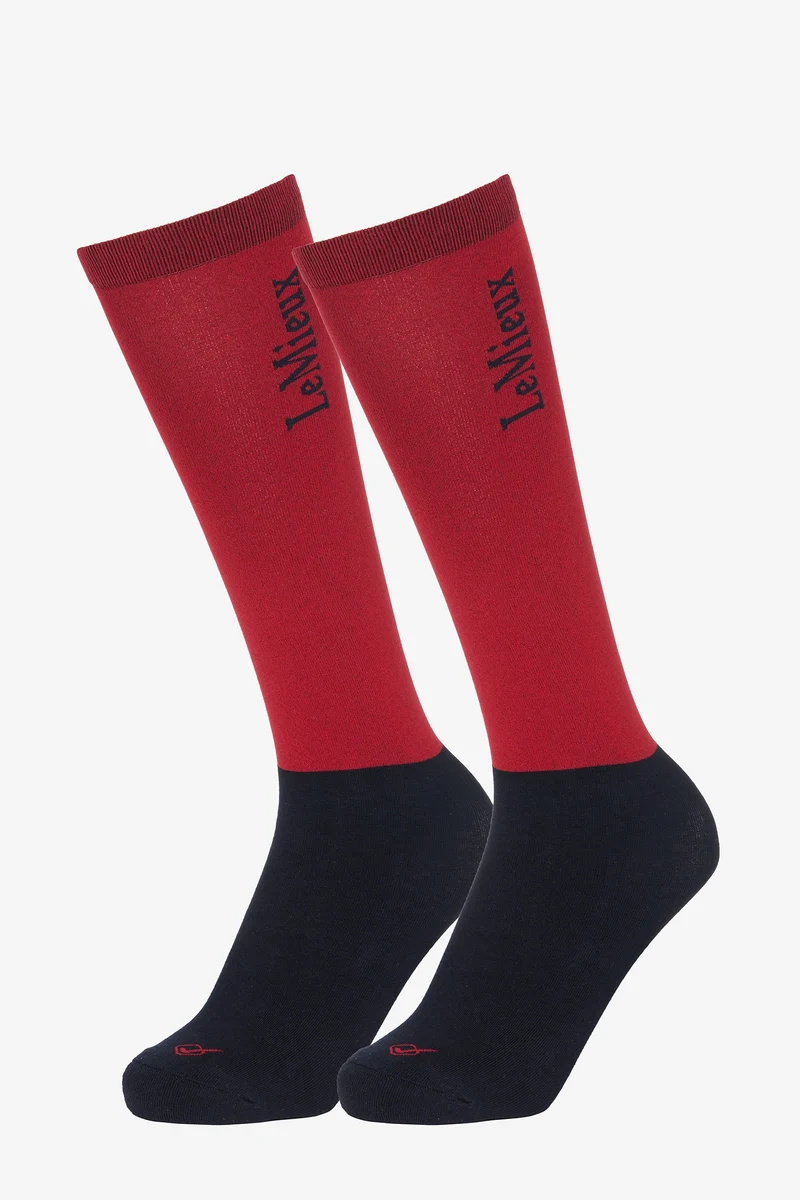 LeMieuxChaussettes de compétition (lot de 2) Chilli L
