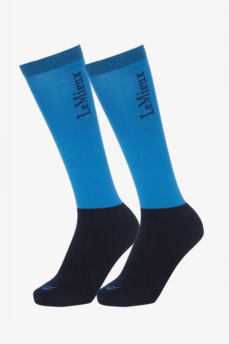 LeMieuxChaussettes de compétition (lot de 2) Benetton Blue L