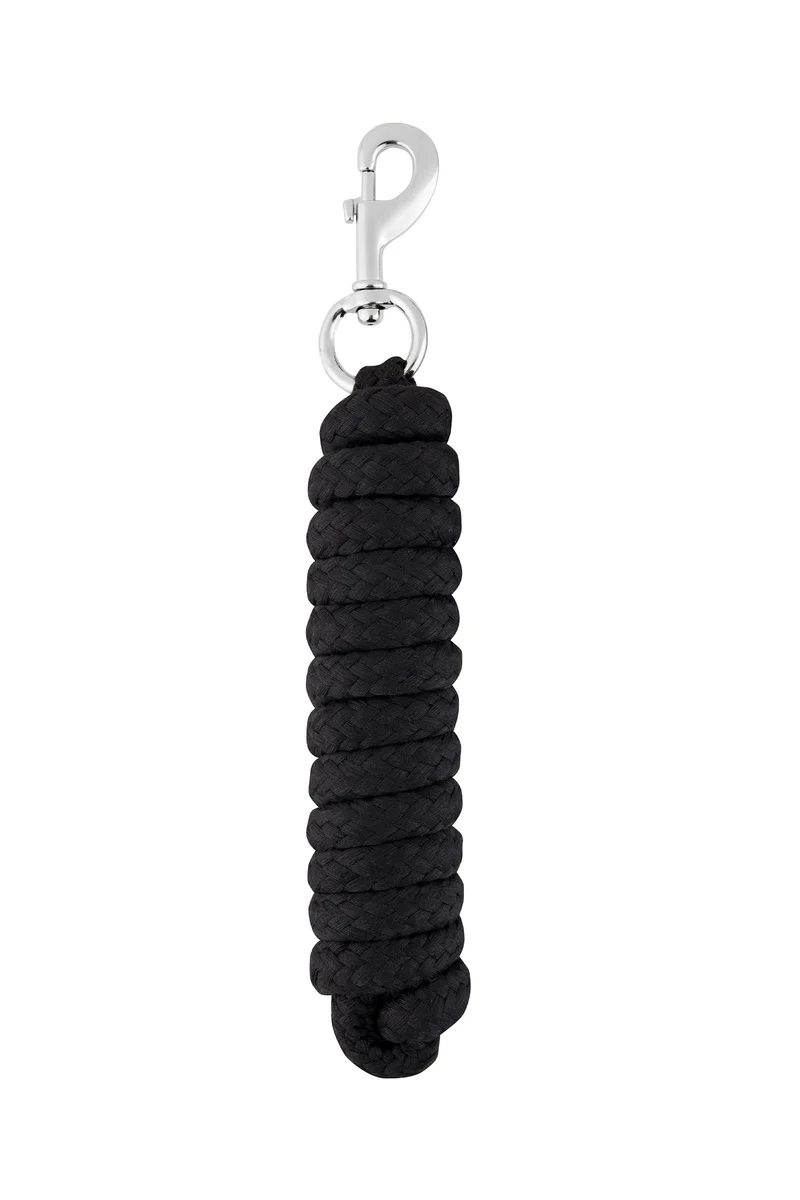 Corde d'attache en coton Black Taille unique