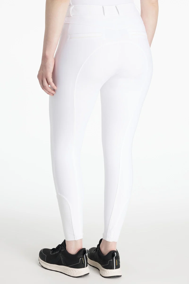 Culotte d'équitation femme Isabelle à fond intégral White 36