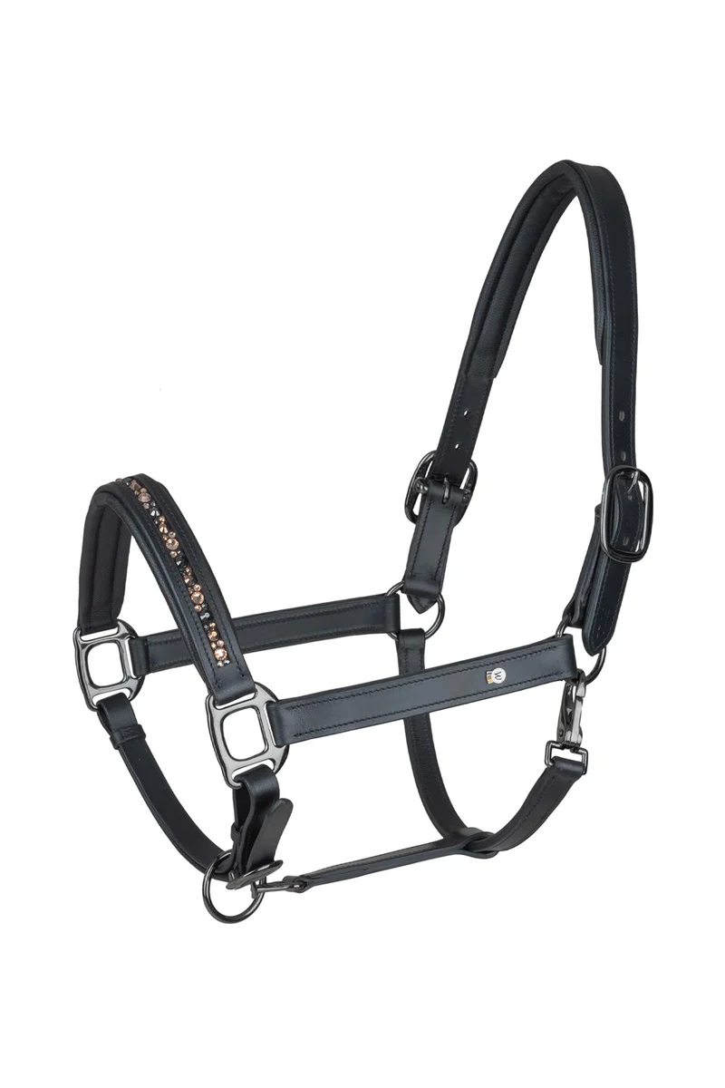 X-Line Crystal Licol en cuir Black/Grey P