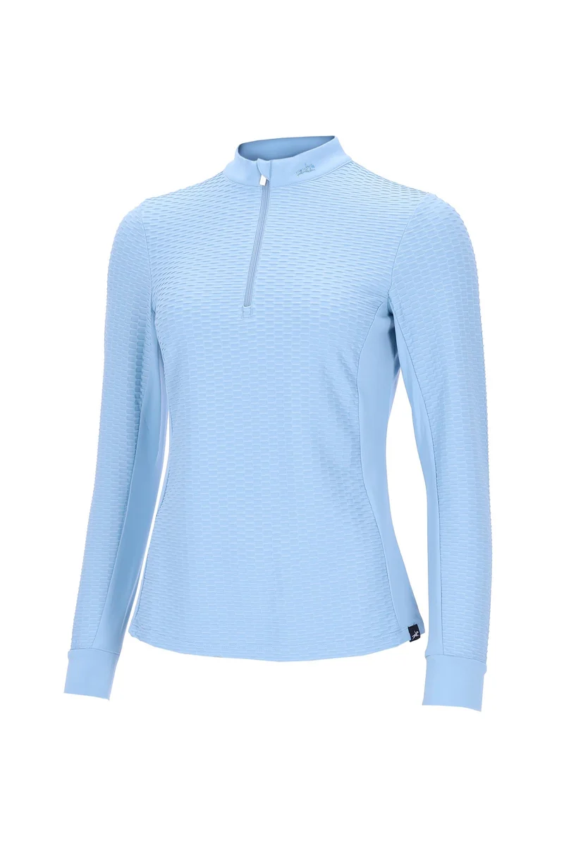 Maillot d'entraînement structuré pour femme SPGail Style Milky Blue S