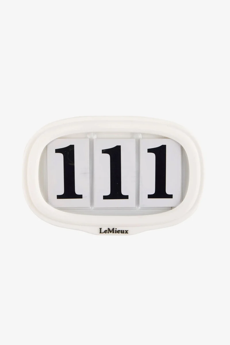 porte-numéro pour tapis de selle White Taille unique