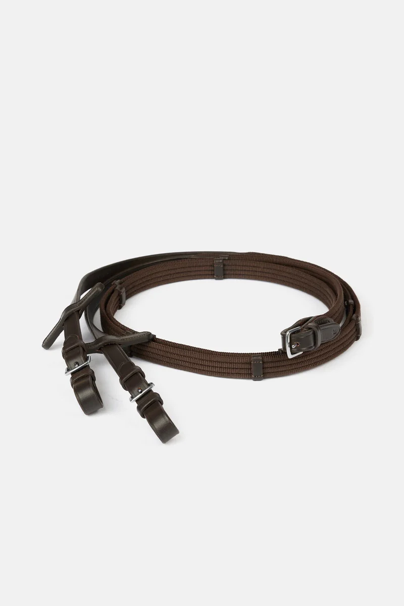 Continental rênes sangle 18 mm Brown/Silver Taille unique