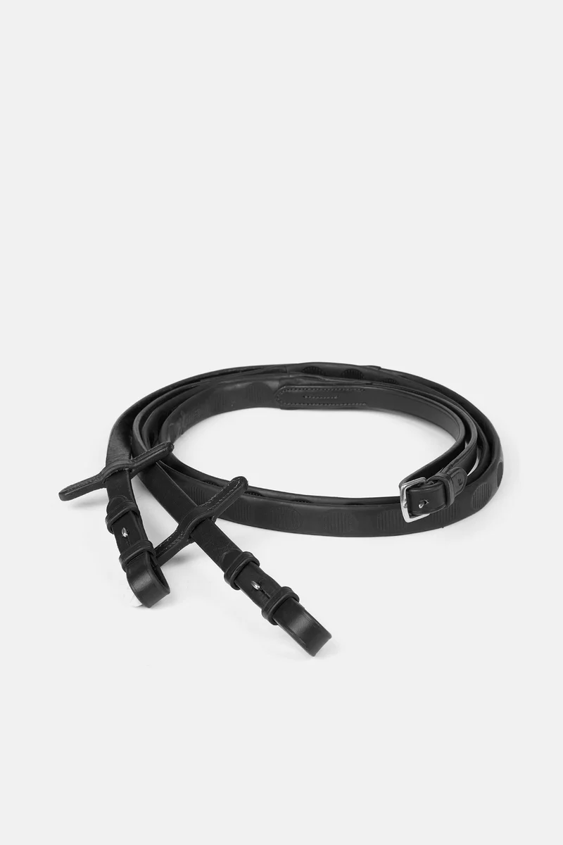 rênes caoutchouc avec forme pouce Black Taille unique