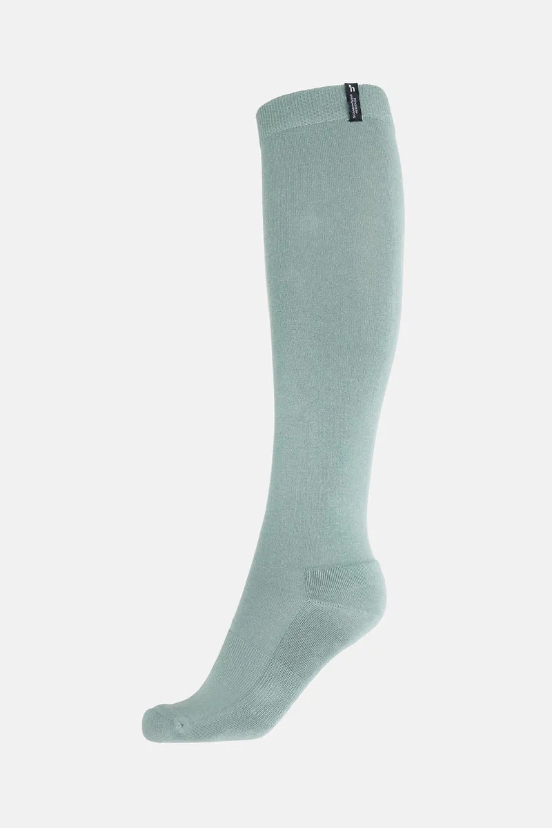 Young Rider Edel Bamboo chaussettes d’équitation hiver Green milieu 31-34