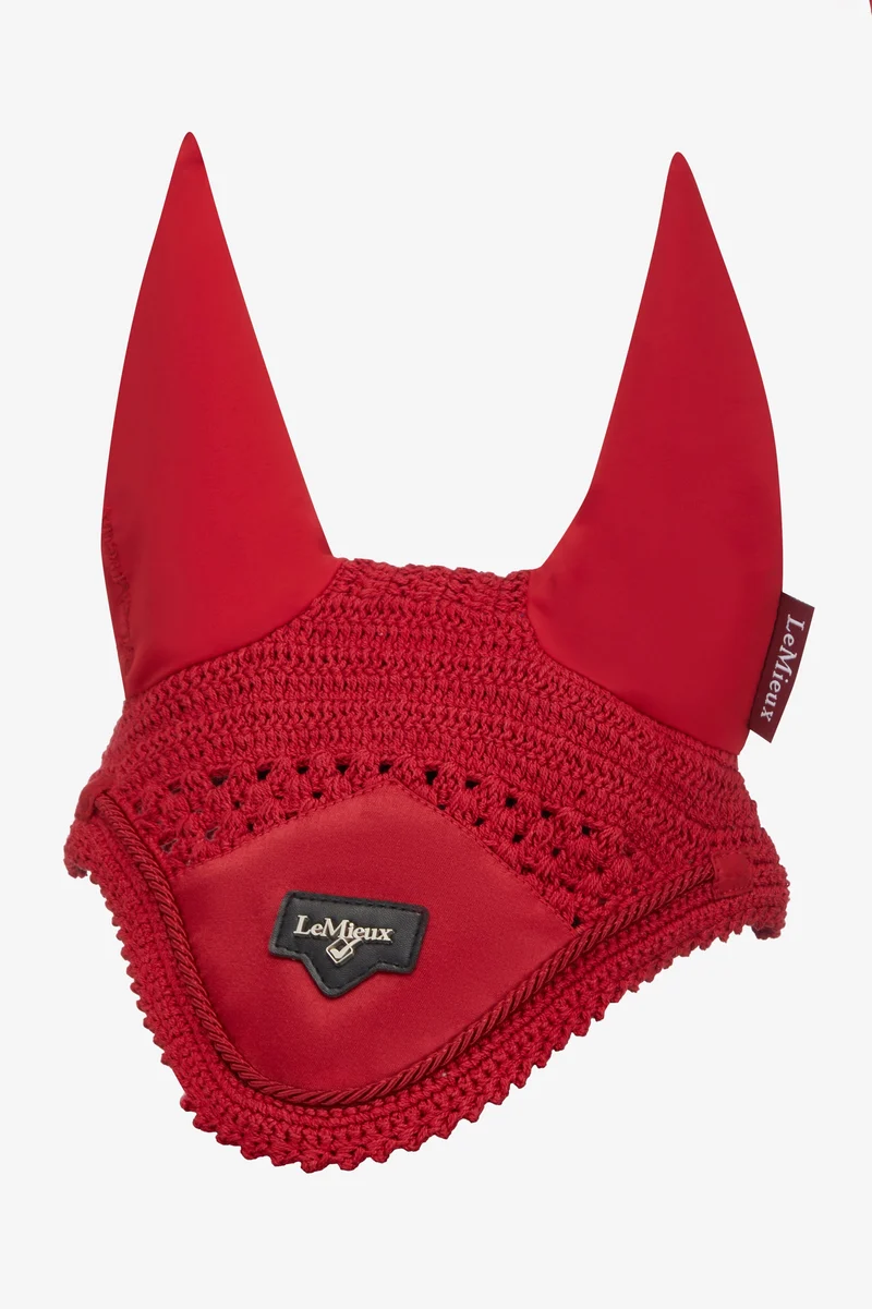 Loire Bonnet anti-mouches en satin Chilli M