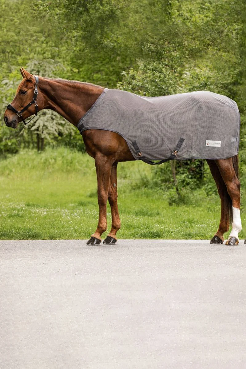 Couverture pour machine de marche pour chevaux volants COMFORT de Waldhausen grey 135