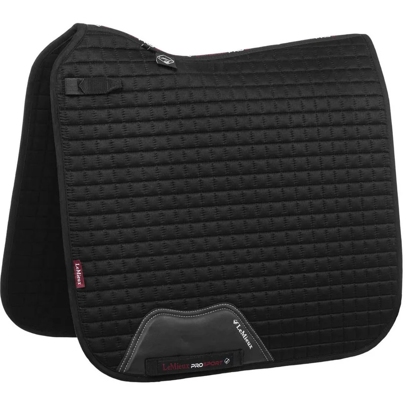 LeMieux Tapis de Selle Luxury Square Dressage Noir
