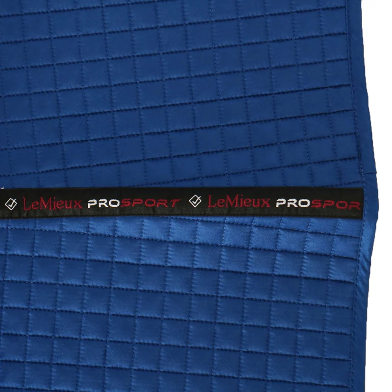 LeMieux Tapis de Selle Luxury Square Dressage Benetton Blue