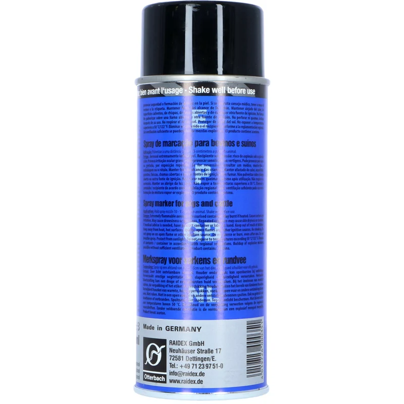 Raidex Spray de marquage Bleu