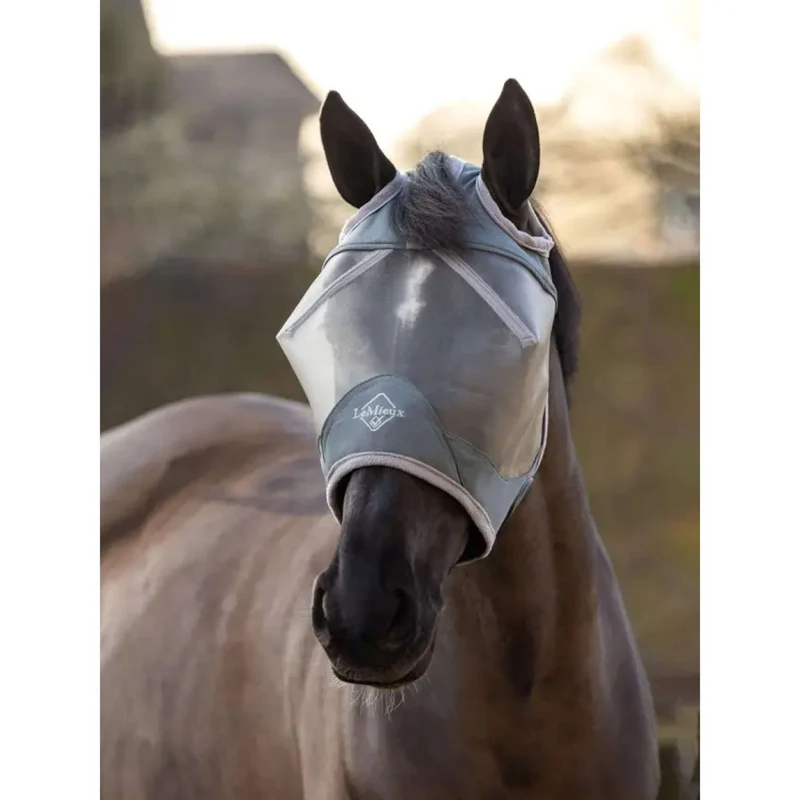 LeMieux Masque Anti-Mouches ArmourShield Pro Standard Gris