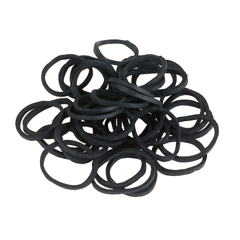 Kerbl Élastiques pour le Tressage Noir