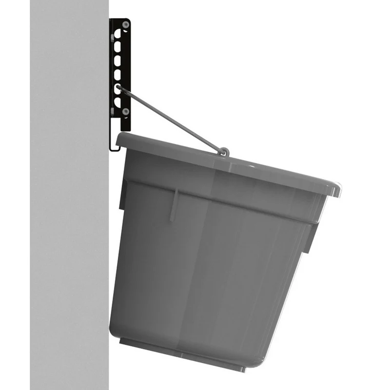Kerbl Support Mural de Sécurité pour les Seaux Plats à dos Plat