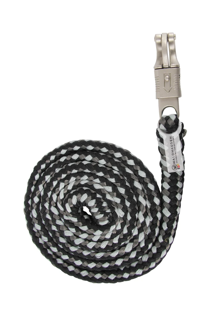 longe avec mousqueton anti-panique Plus Black/Grey Taille unique