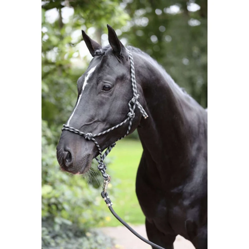 Kerbl Licol en Corde Noir/Gris