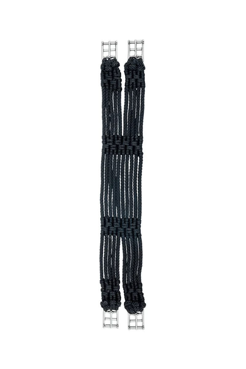 Sangle Courte en Corde Tressée Black 50 cm