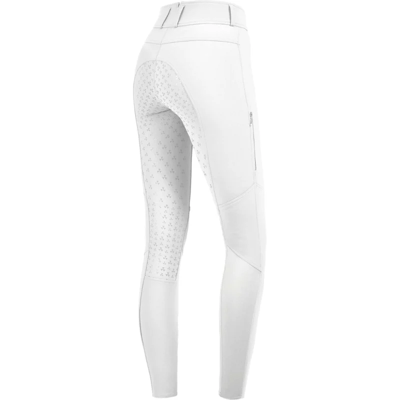 ELT Pantalon d'Équitation Hella High Waist Silicone Blanc