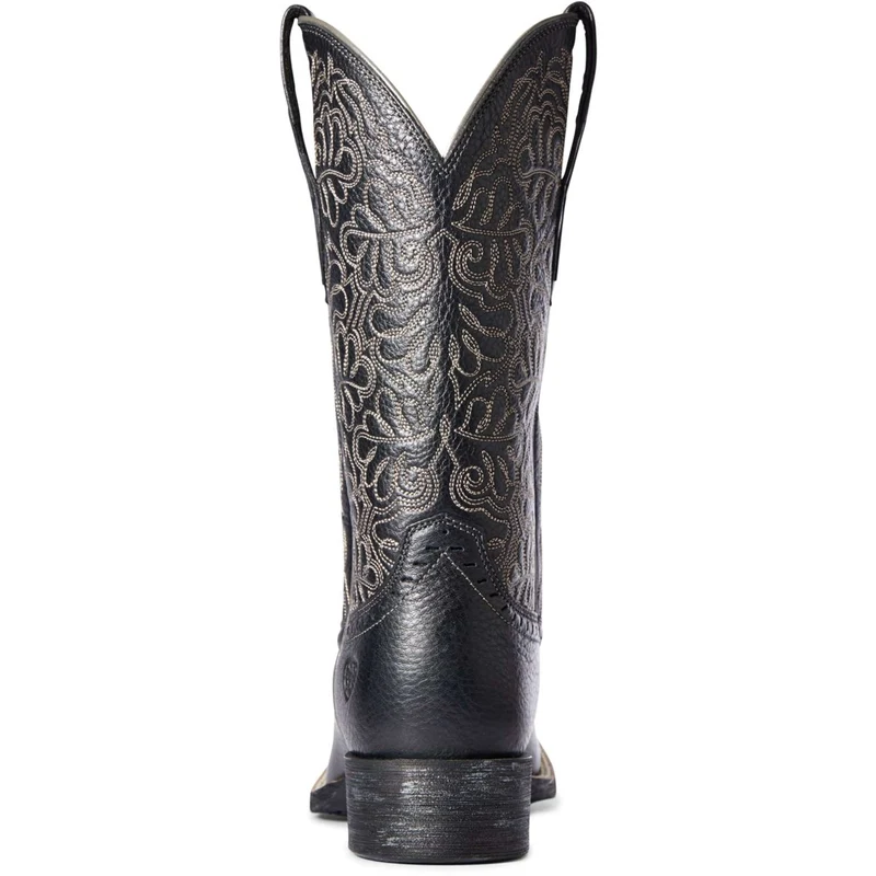 Ariat Bottes Western Round Up Remuda Femme Black Deertan
