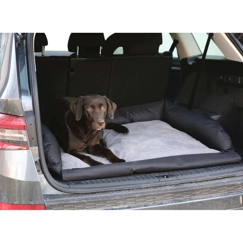 Kerbl Coussin de Coffre Noir/Gris
