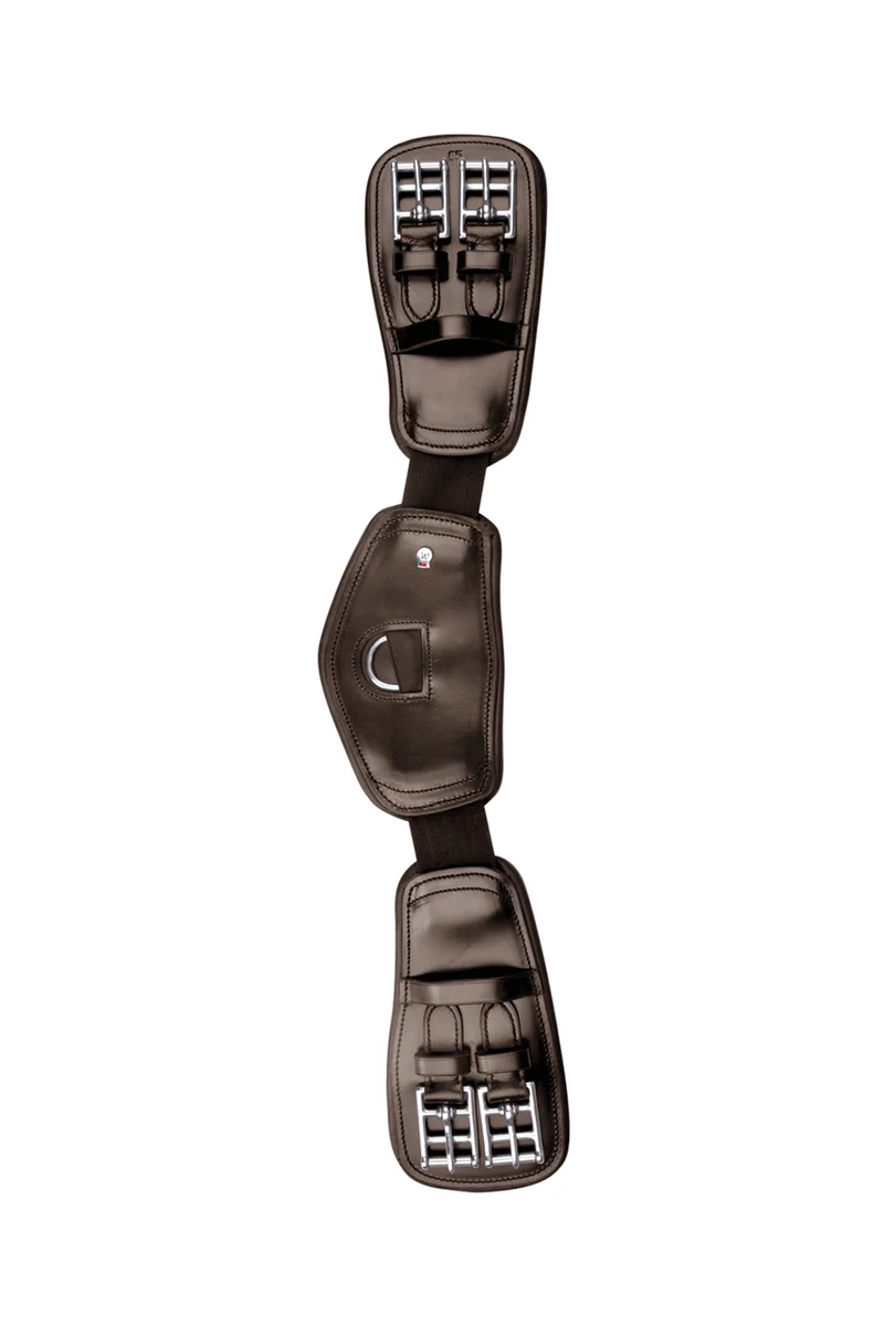 Sangle Courte en Cuir Élastiquée Brown 70 cm
