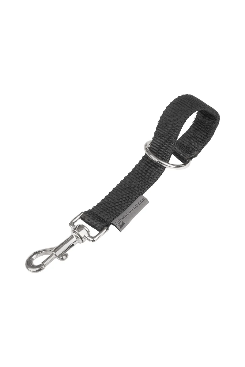 Support Fonctionnel pour Seaux, Pierres à Sel et Jouets pour Chevaux Black Taille unique