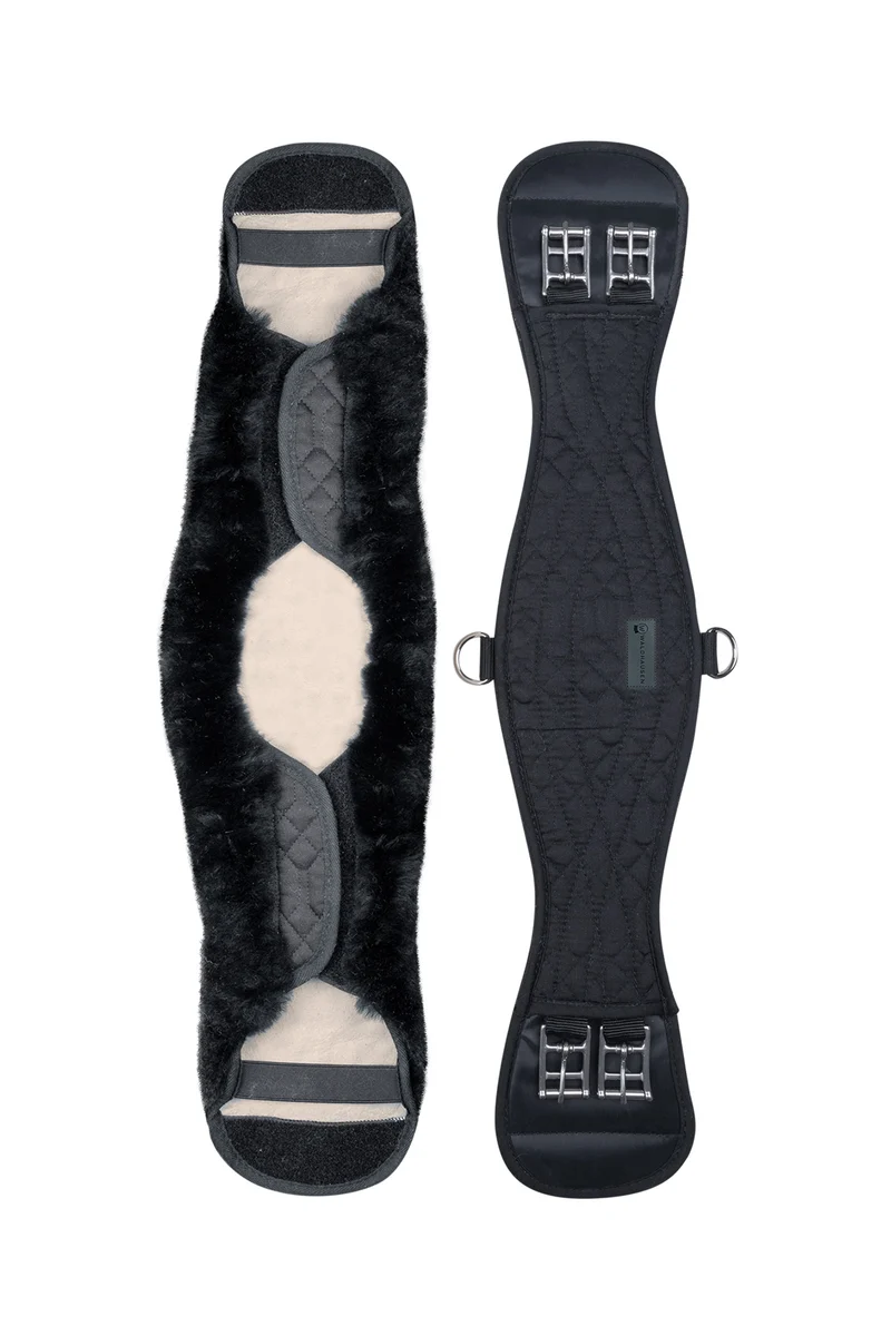 Sangle Courte avec Mouton Black/Black 75 cm