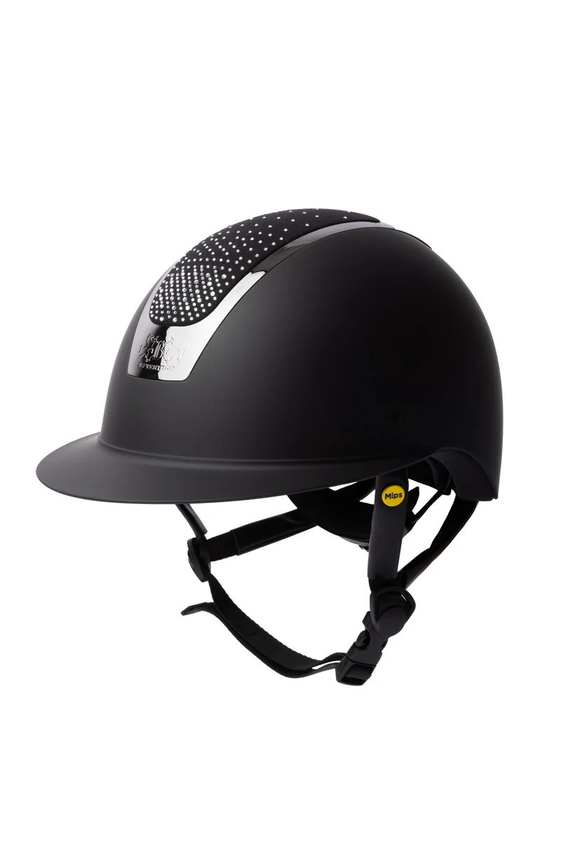 Casque Majoris Mips avec strass Black with Rhinestones 52-54