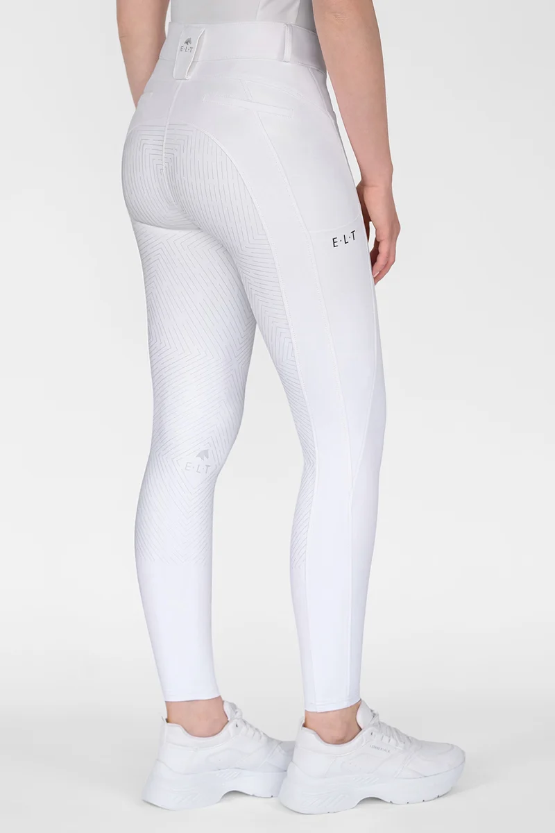 Comfort Ride Pantalon d'Équitation Femme à Assise Intégrale en Silicone White 46