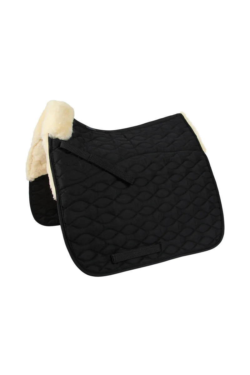 Milan Tapis de Selle de Dressage avec Mouton Black F