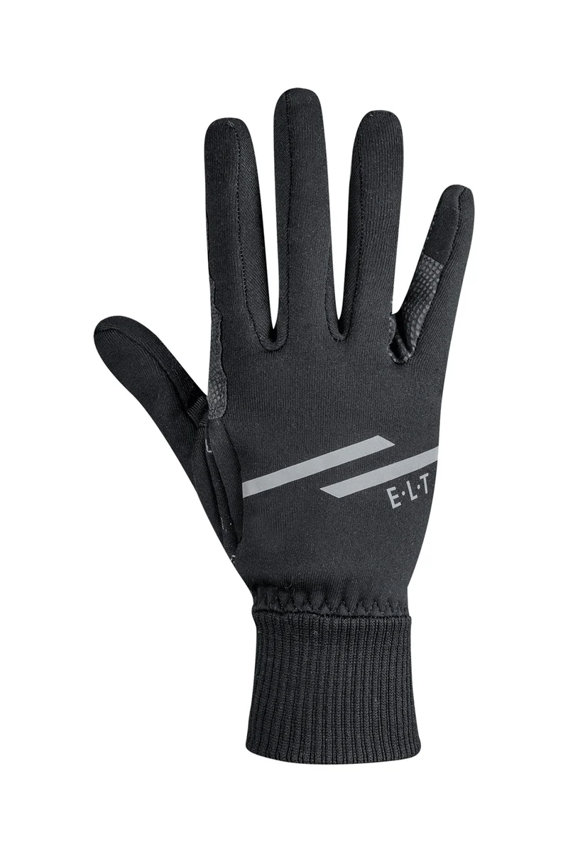 Torino Gants d'Équitation d'Hiver pour Enfant Black 5-7