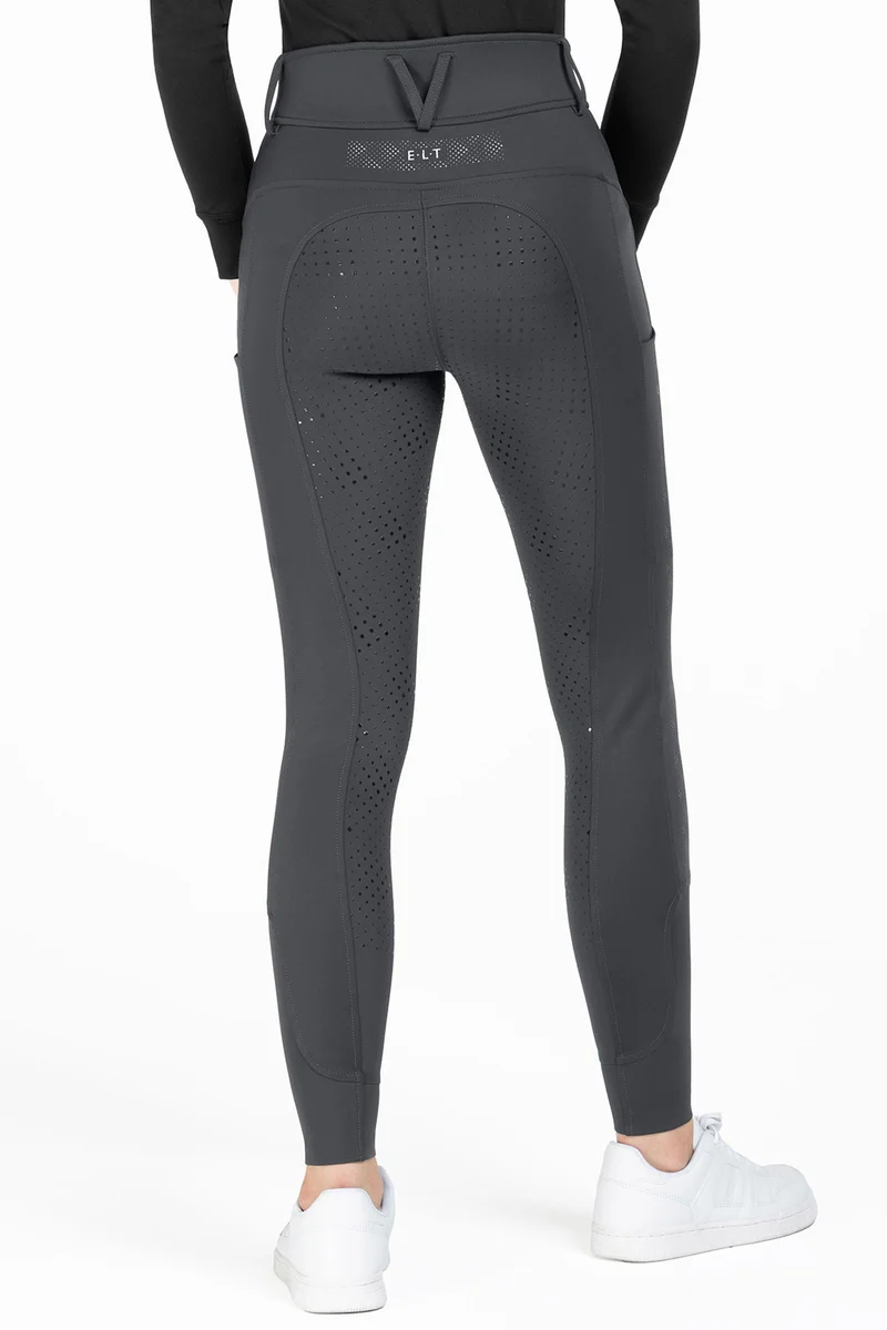 Pantalon d'Équitation Réfléchissant Femme Asphalt 44