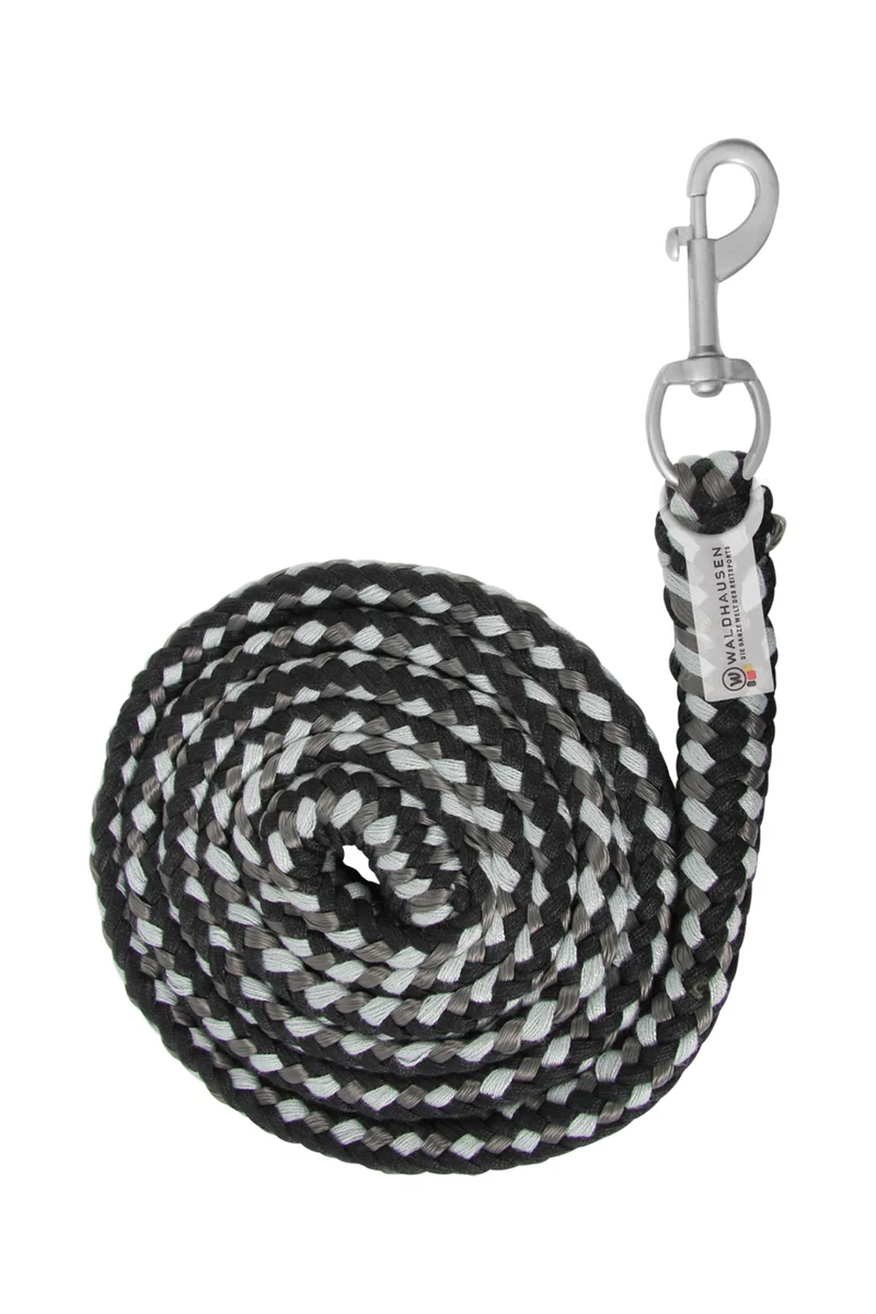 longe Plus avec mousqueton Black/Grey Taille unique