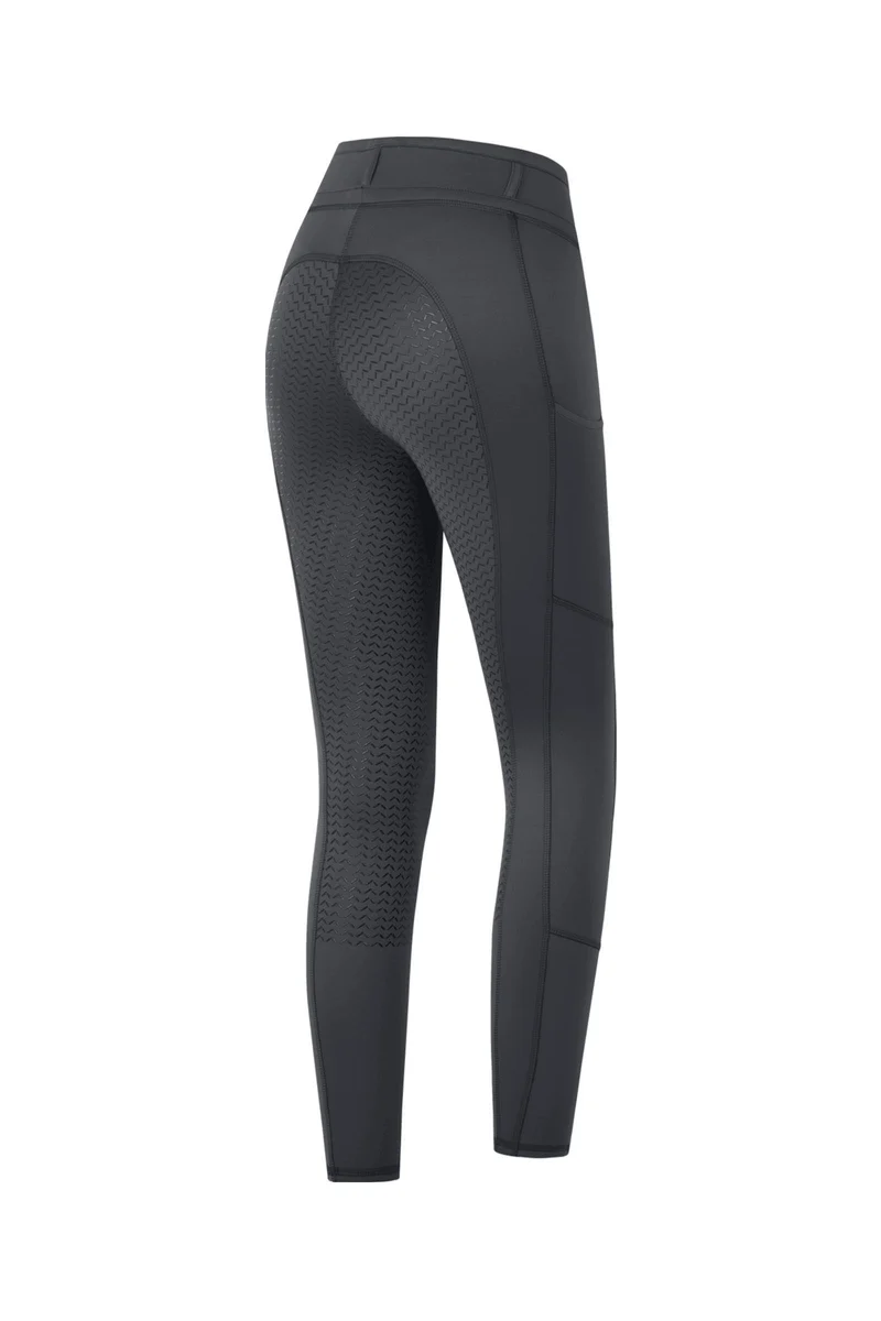 Ella Legging d'Équitation Thermique Enfant à Grip Intégral Asphalt 158